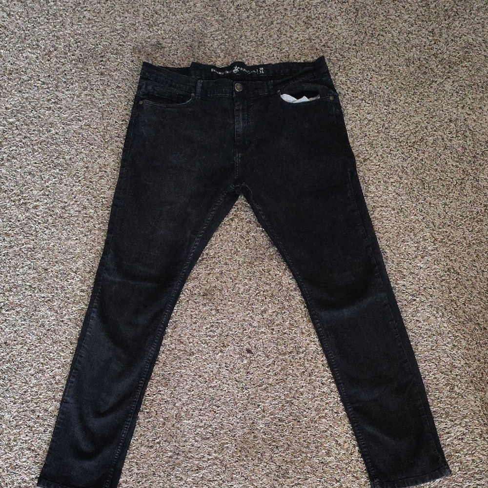 Beverly Hills Polo Club Men's Dark Skinny Pants